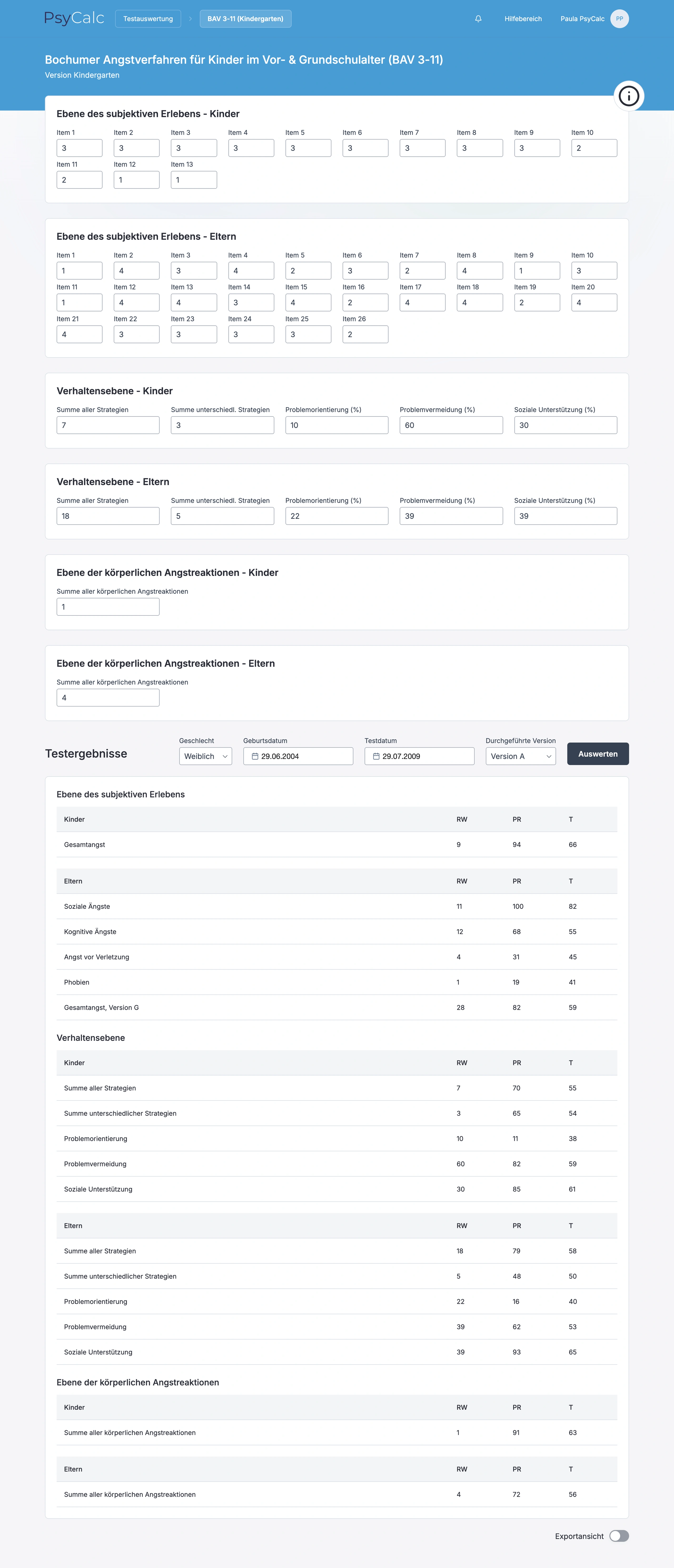 Our application