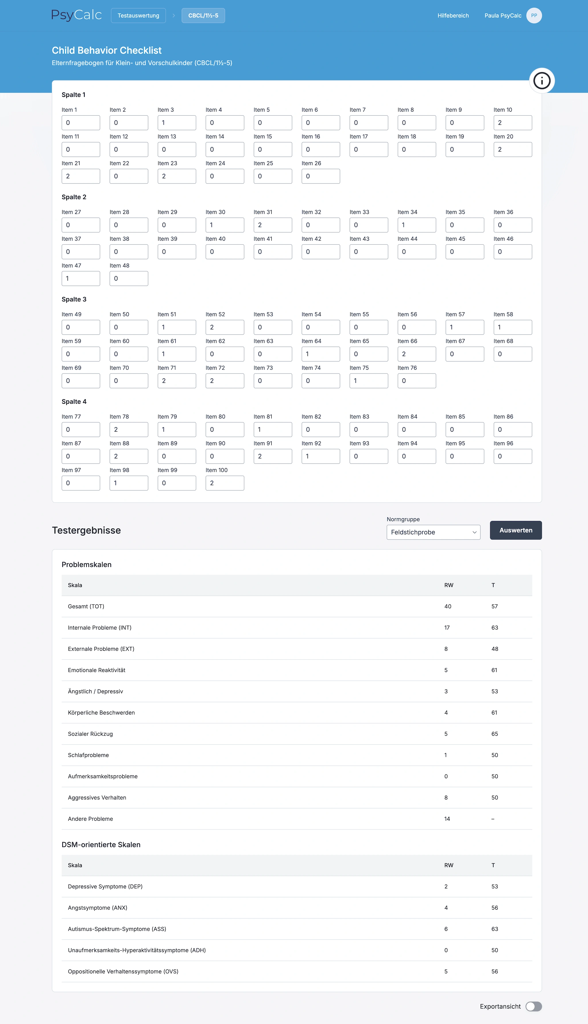 Our application