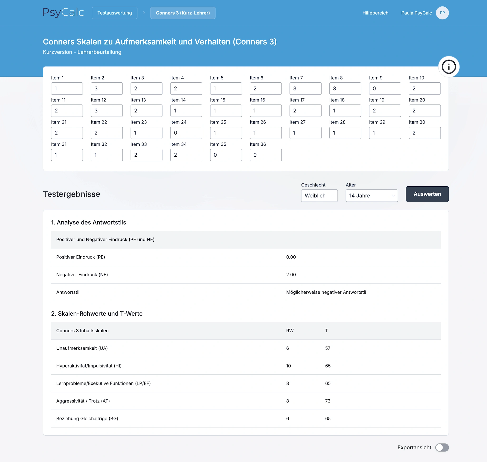 Our application