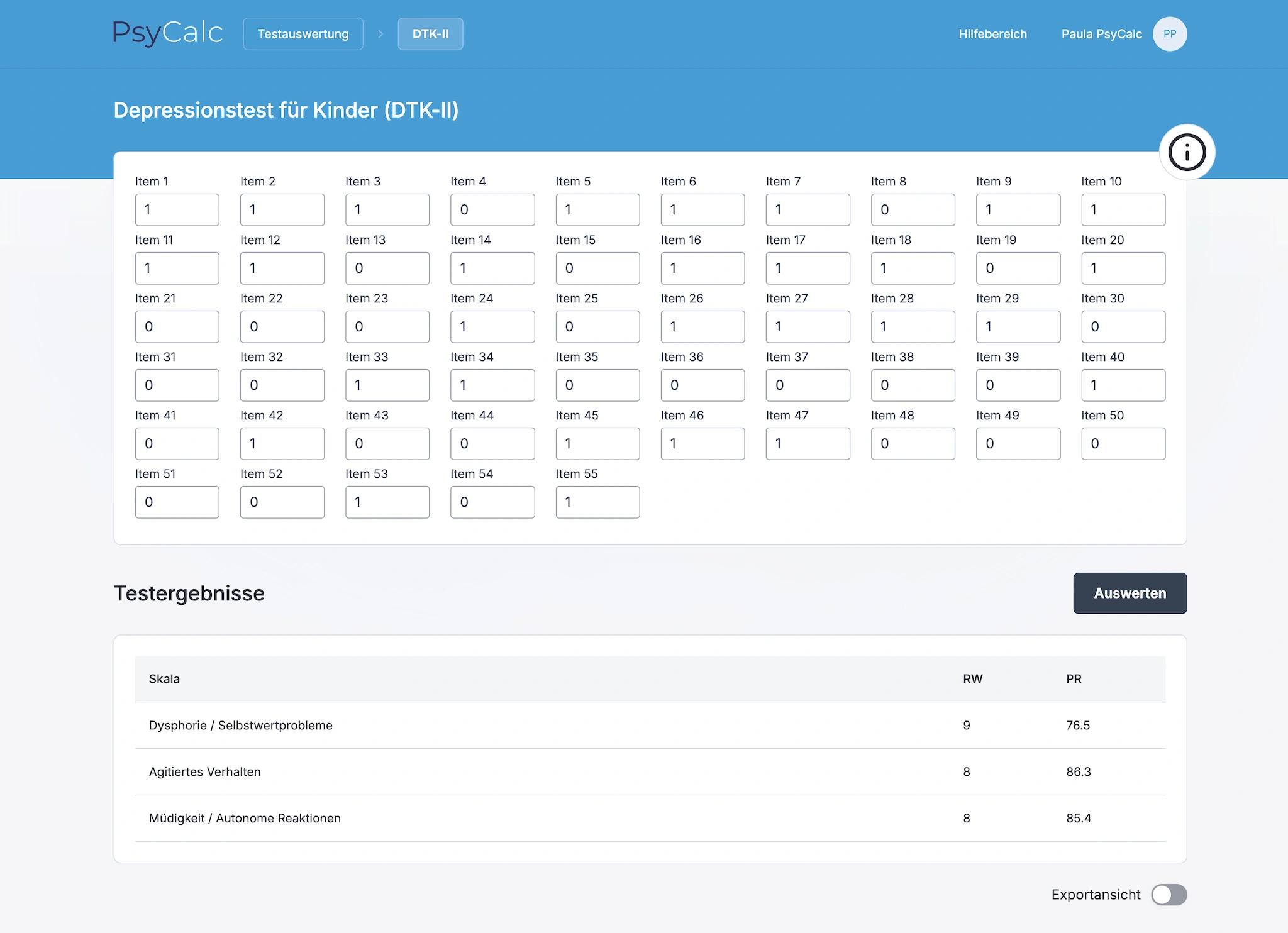 Our application