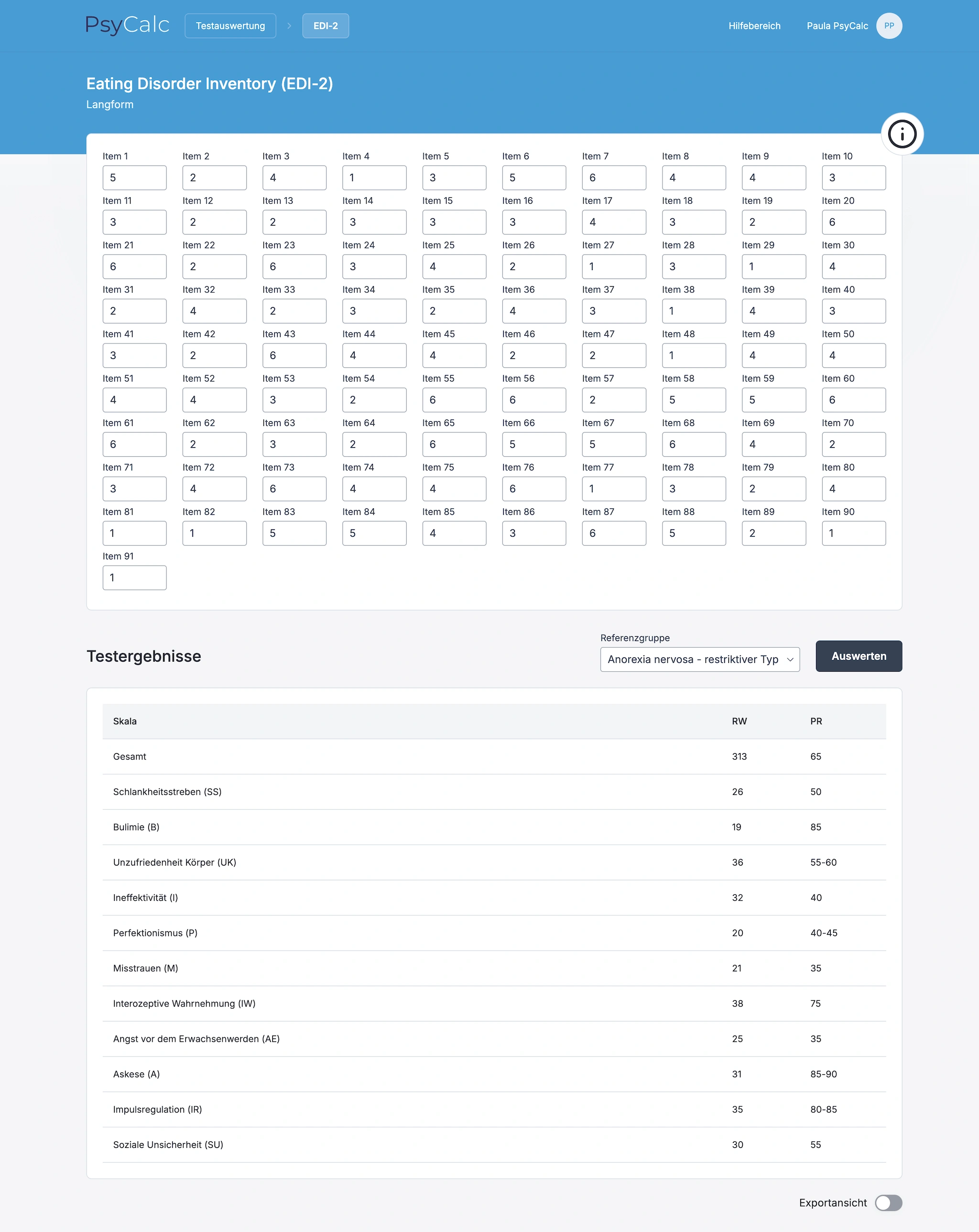 Our application