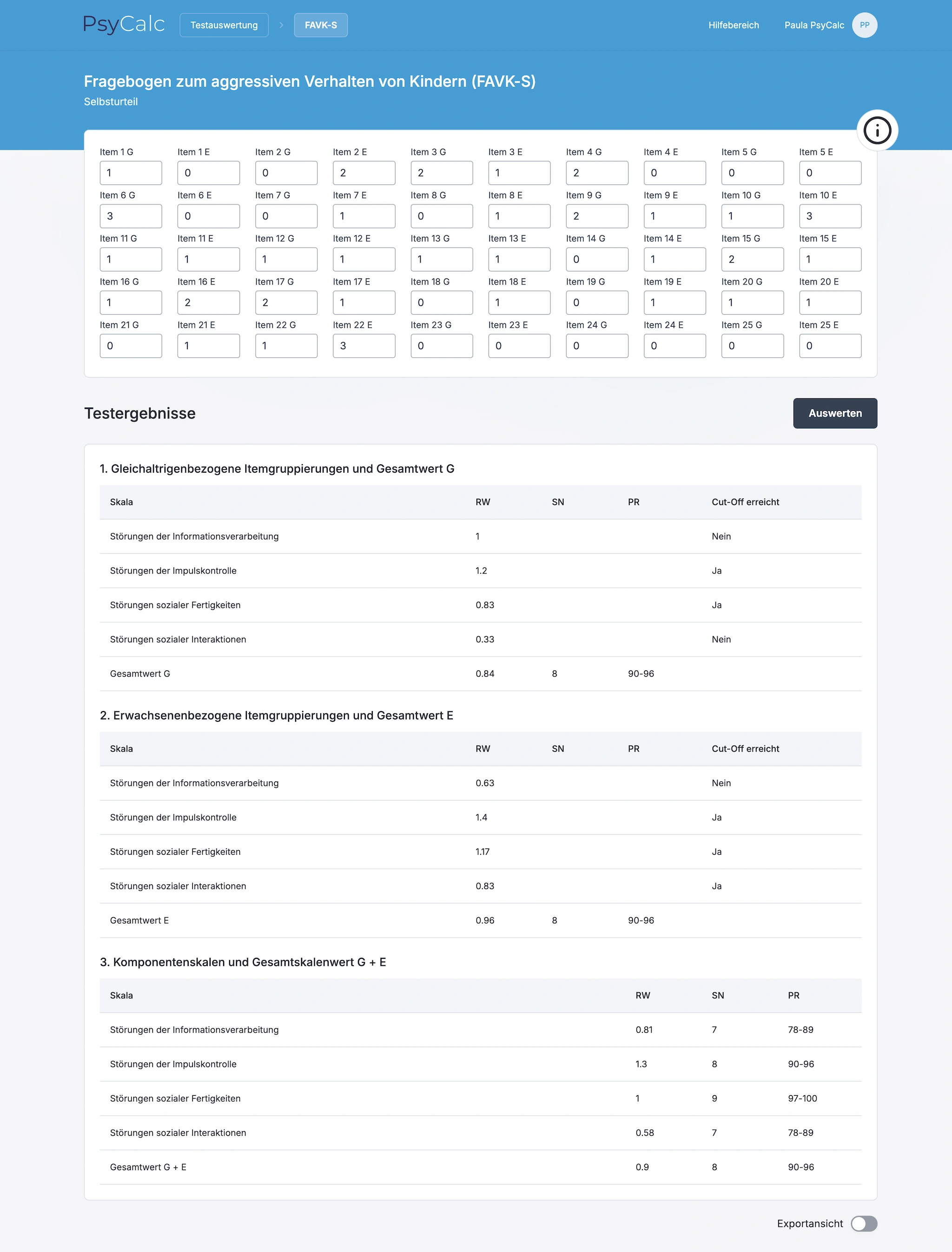 Our application