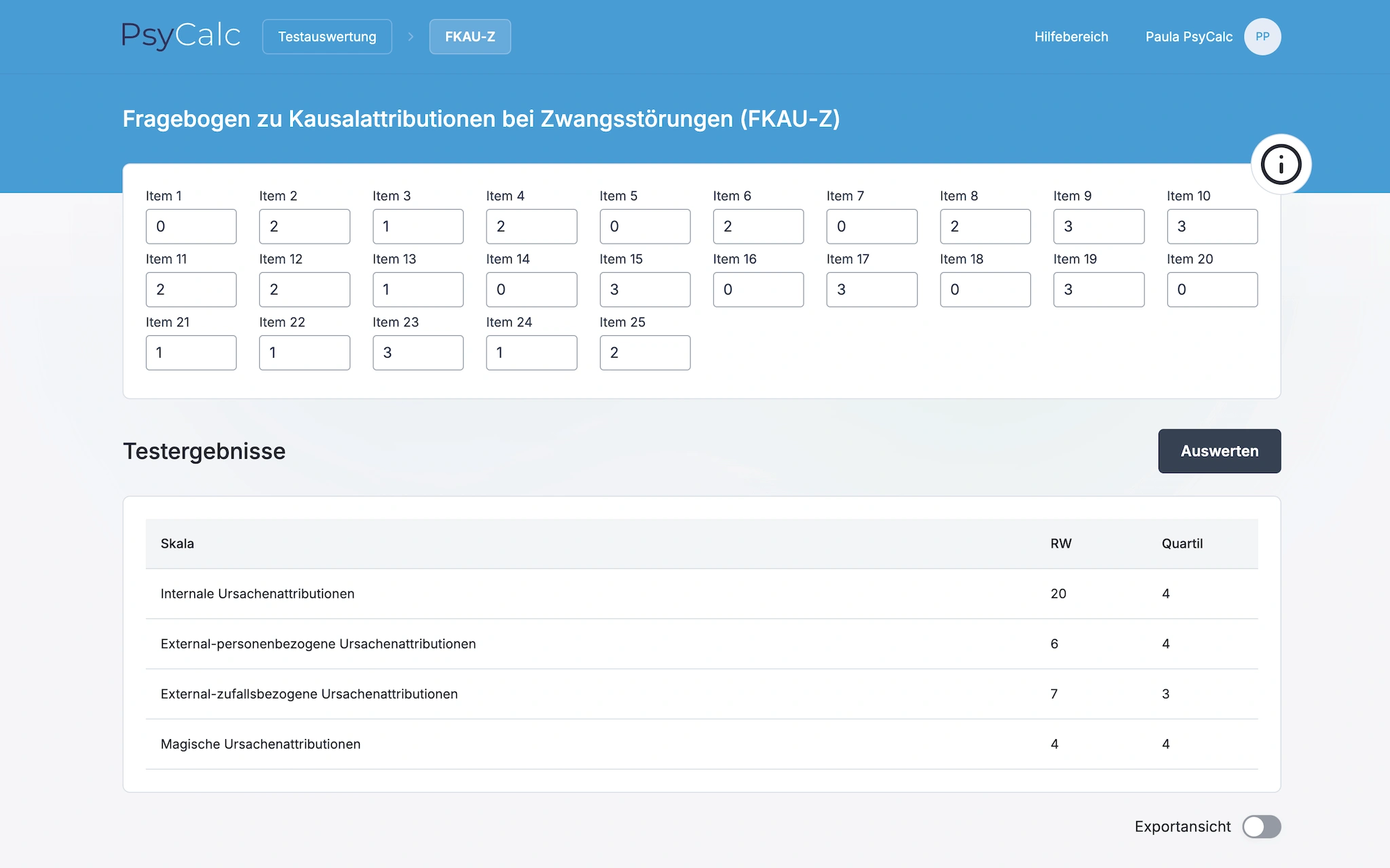 Our application