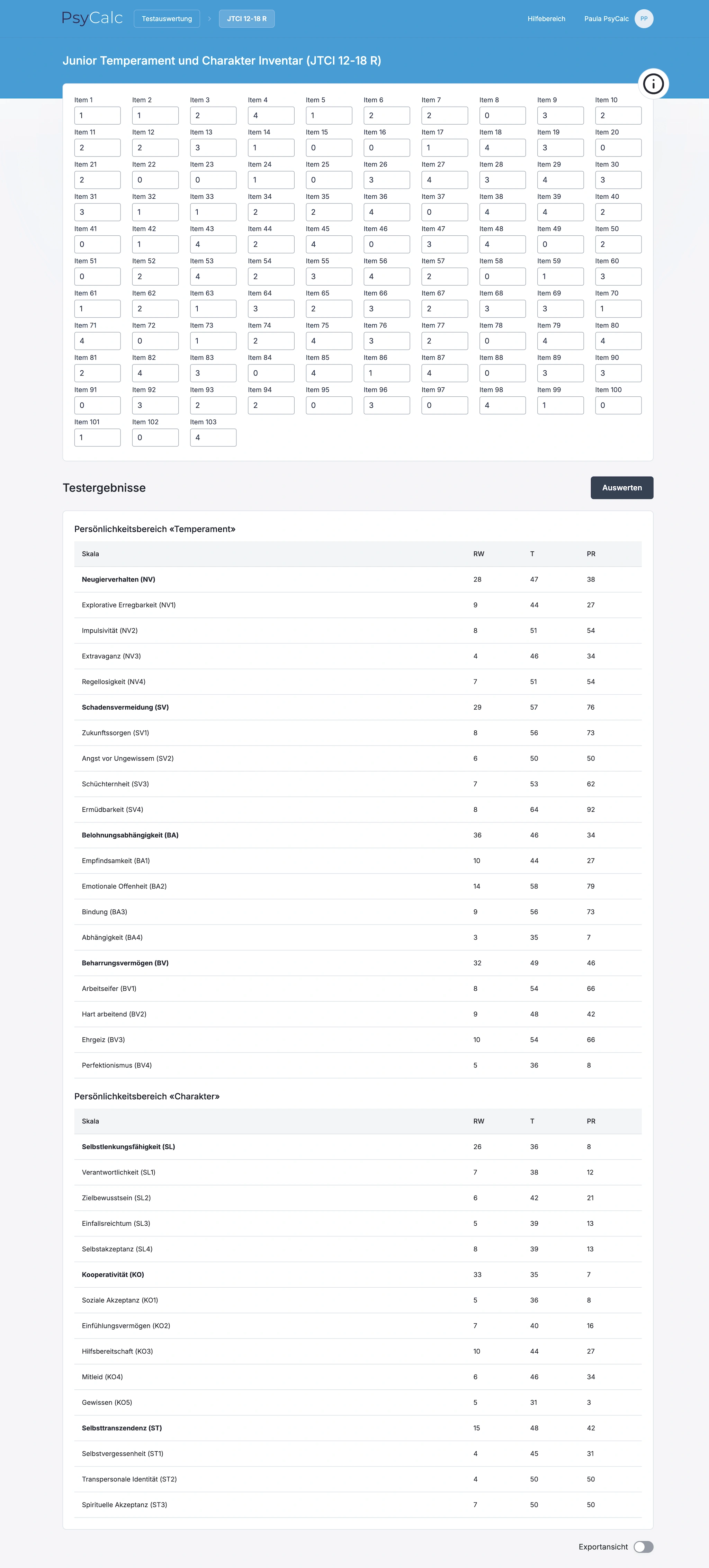 Our application