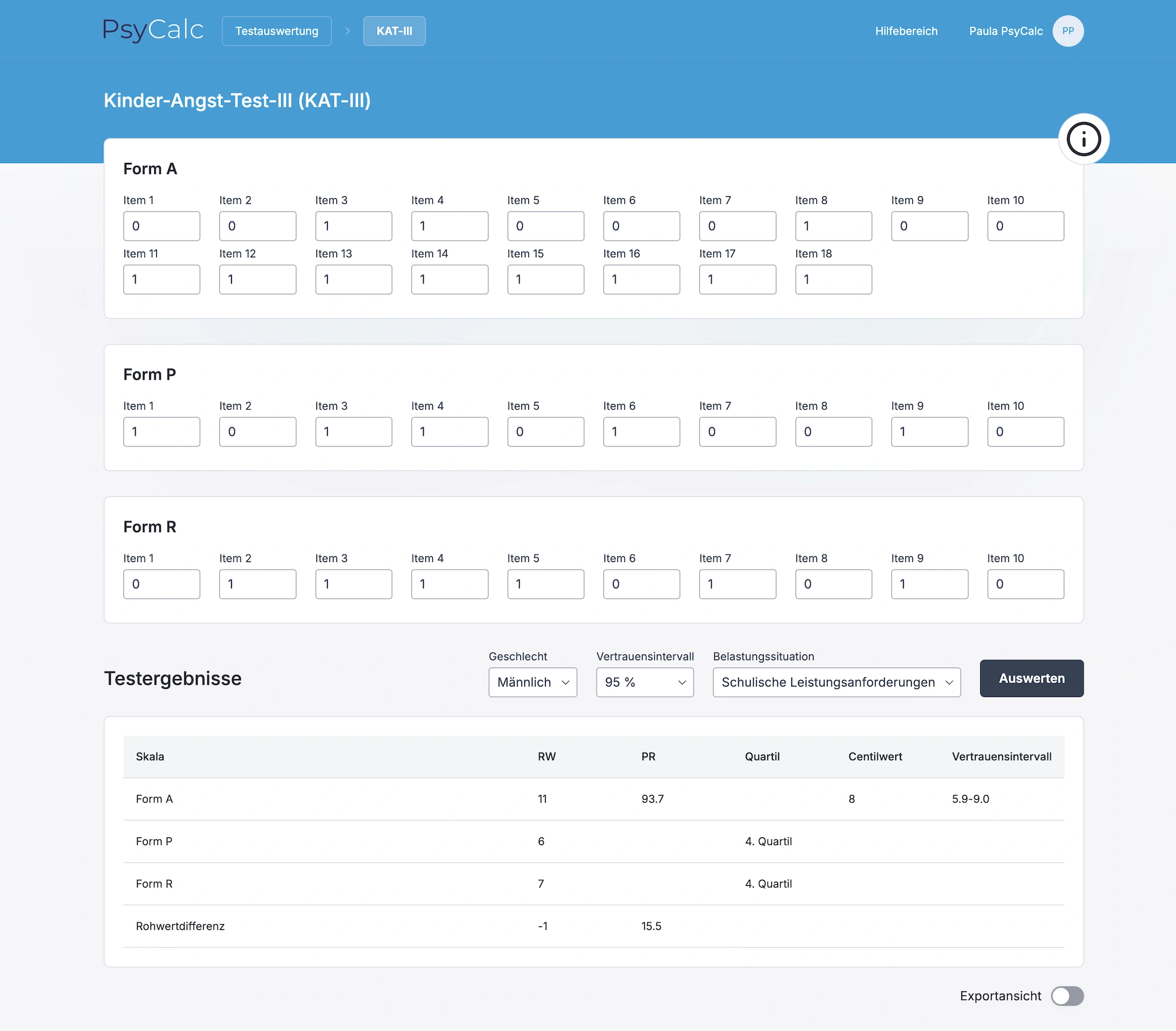 Our application