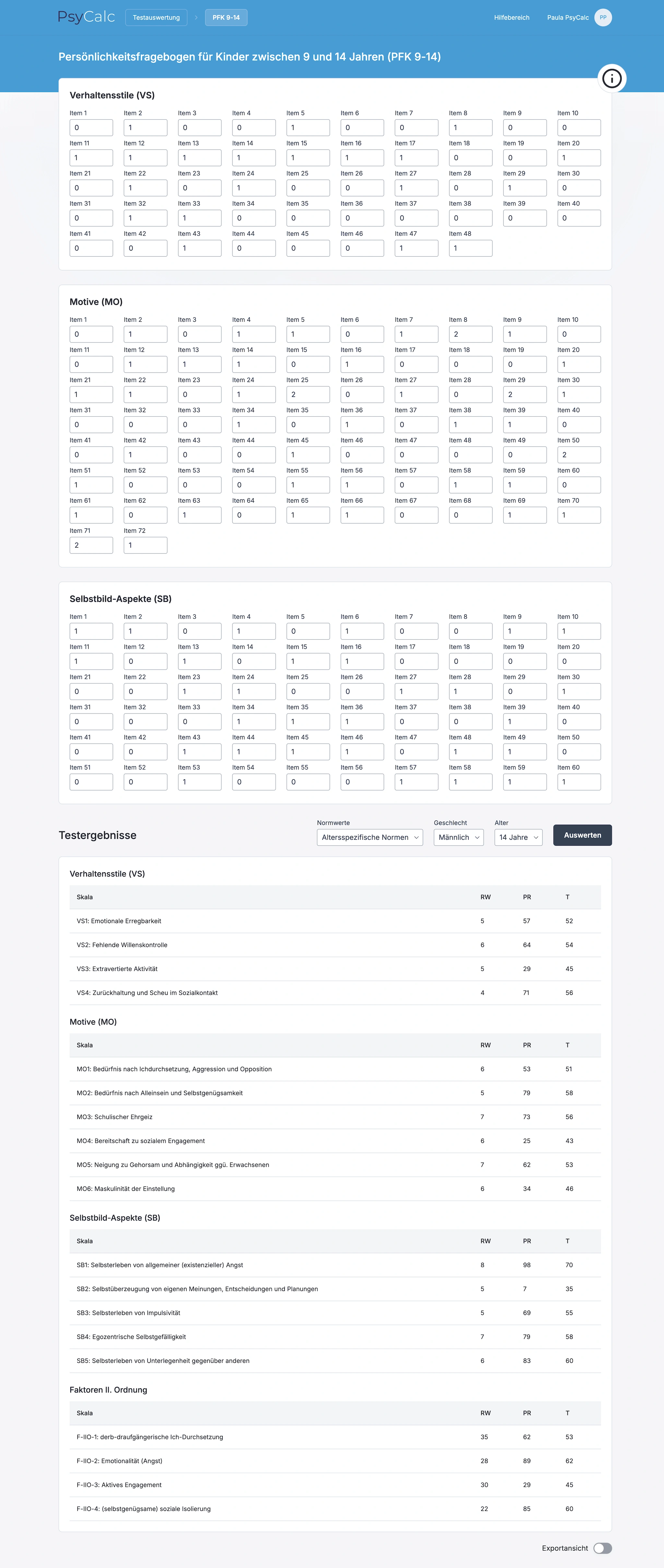 Our application