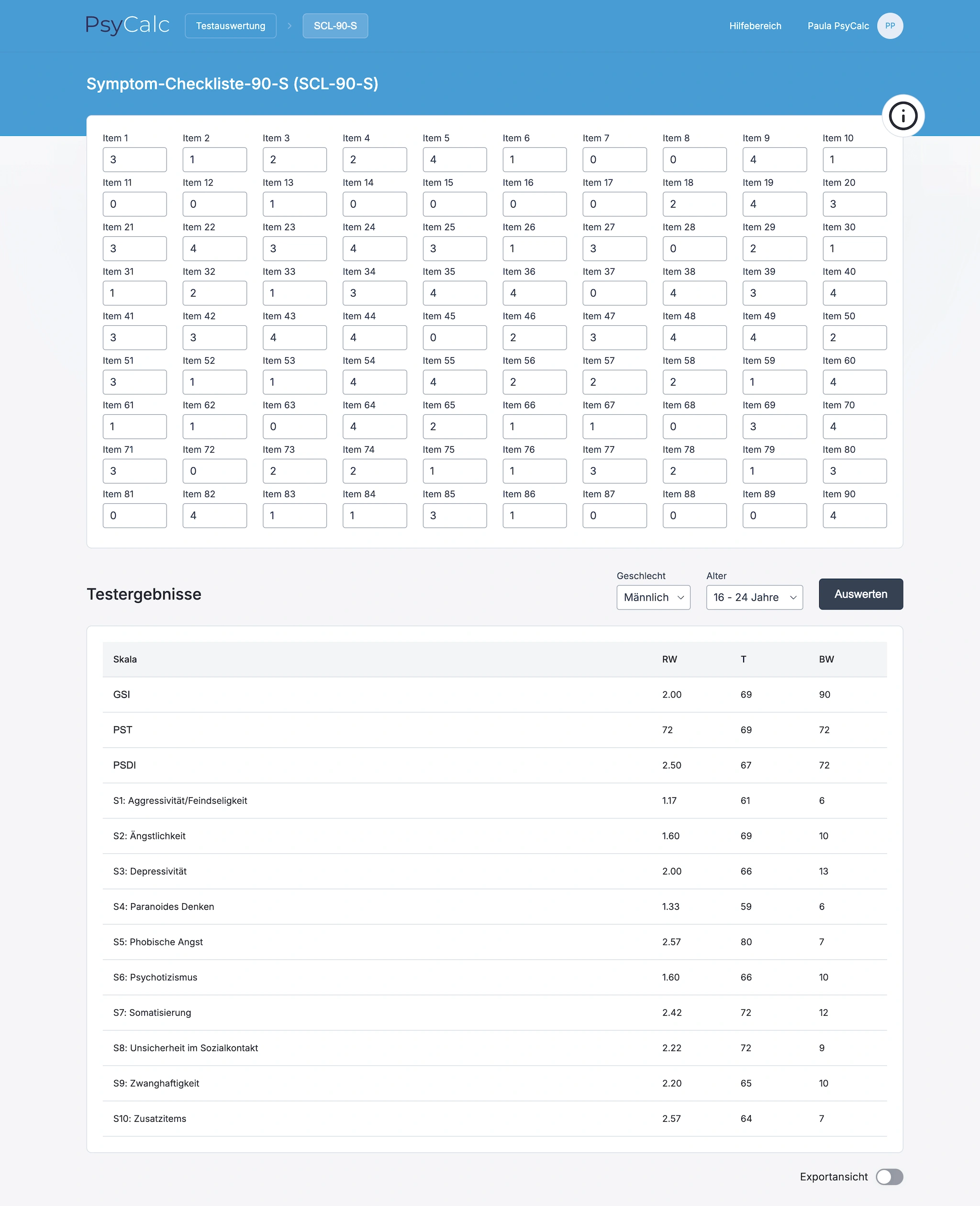Our application
