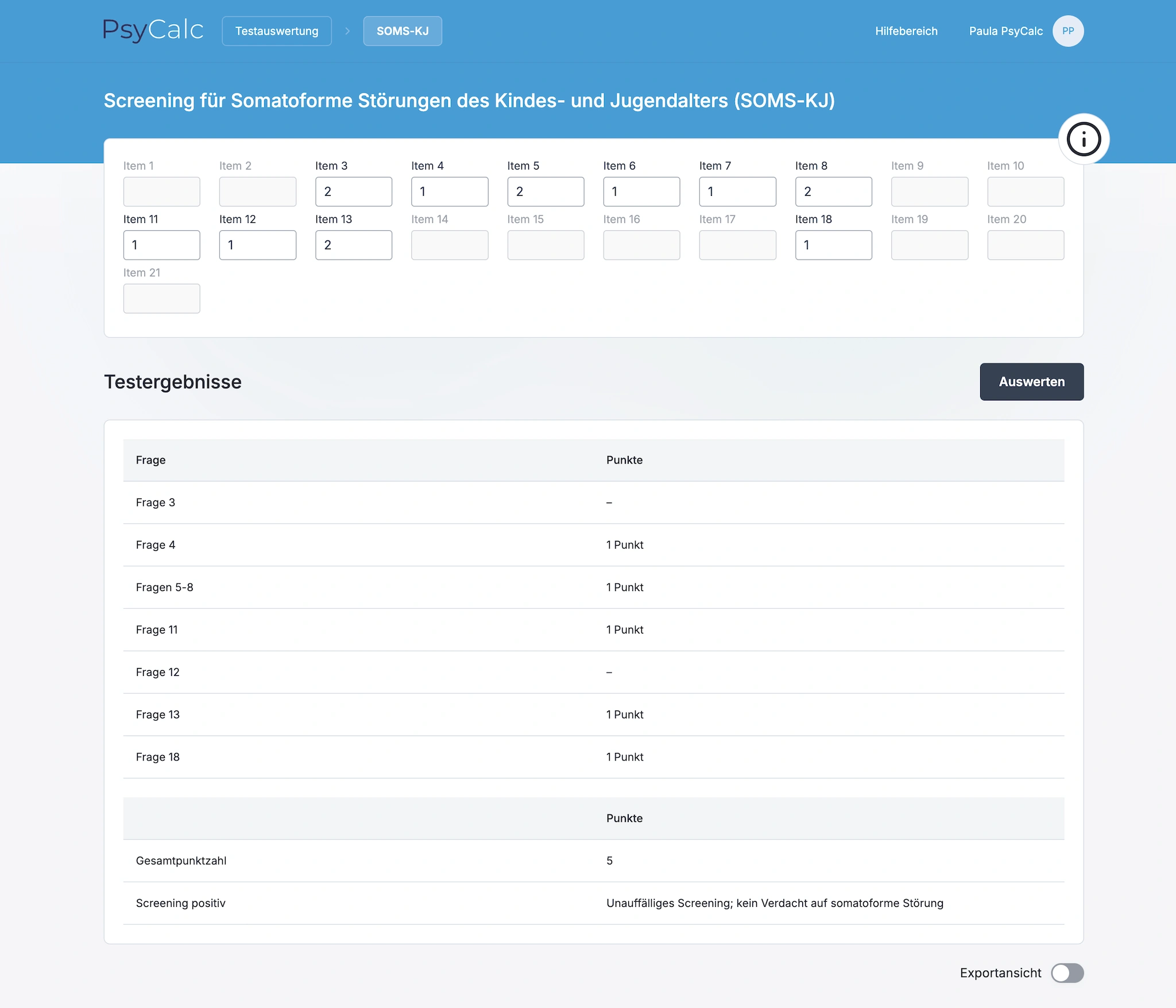 Our application
