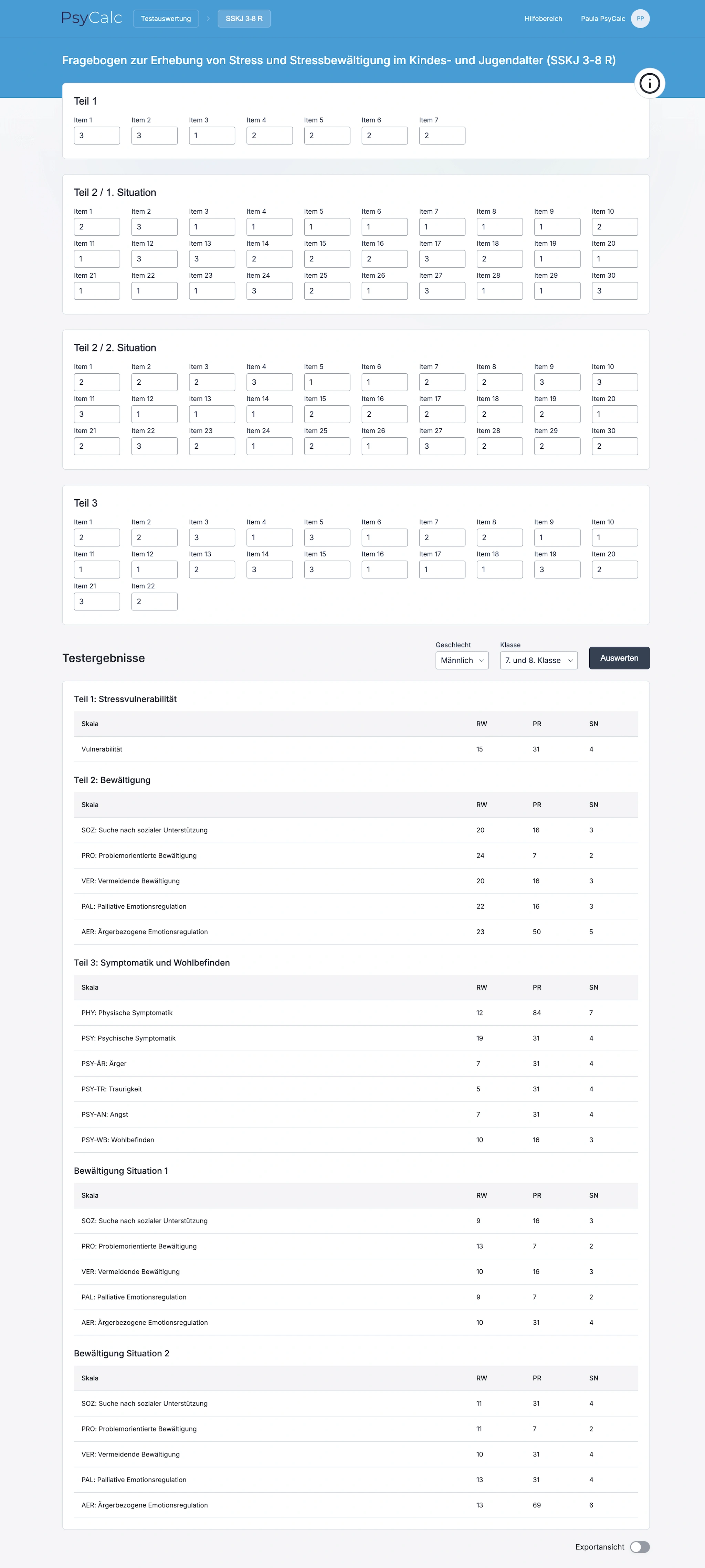 Our application