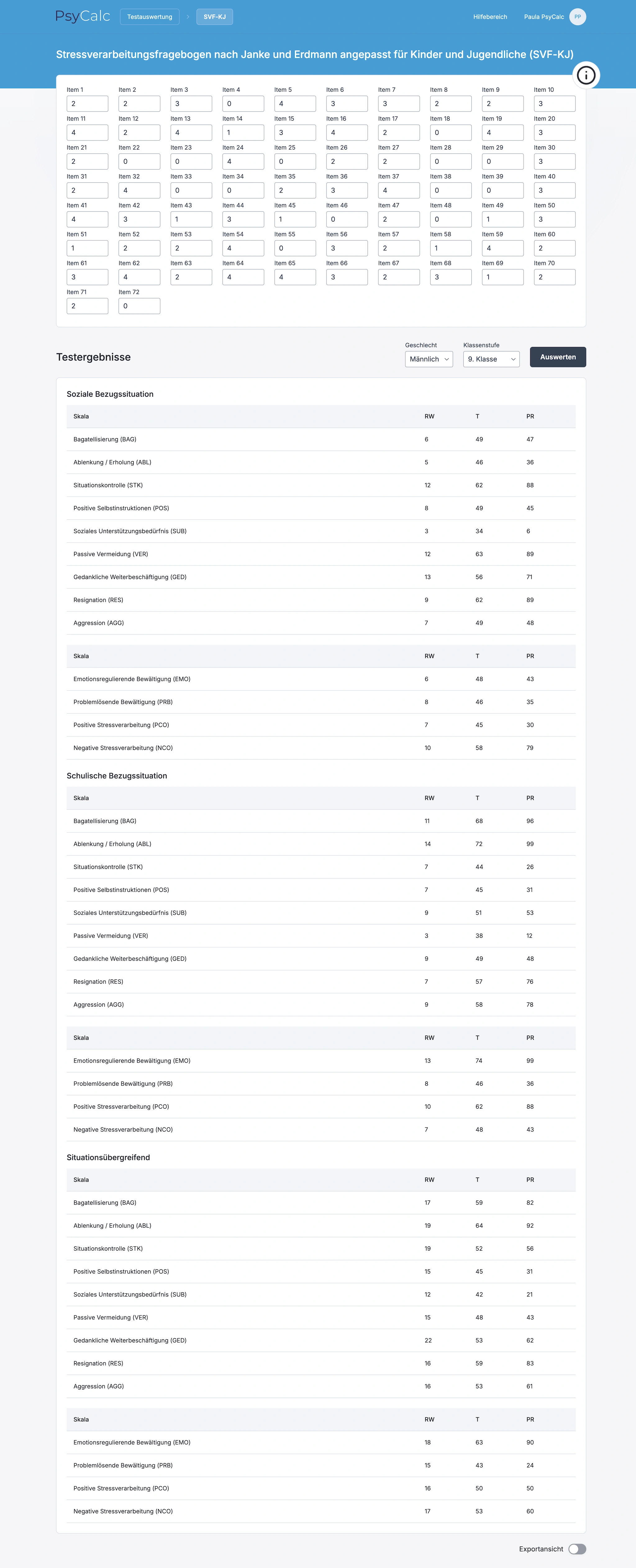 Our application