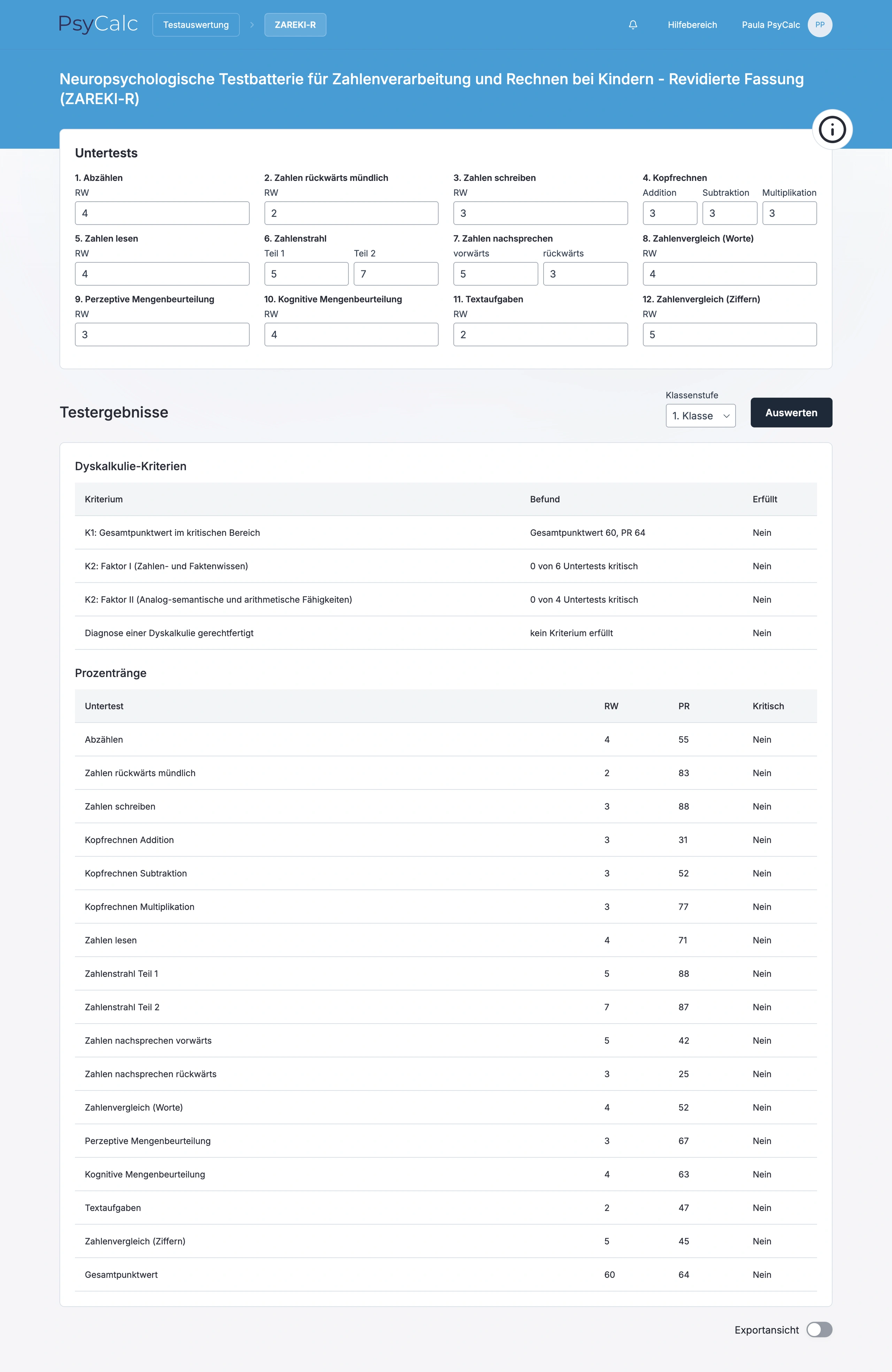 Our application